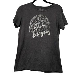 Game of Thrones “Mother of Dragons” Women’s T-Shirt Size Medium Gray